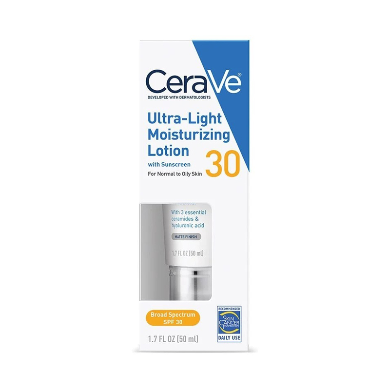 Cerave Ultra-Light Moisturizing with Sunscreen SPF 30-50ml thumbnail 3