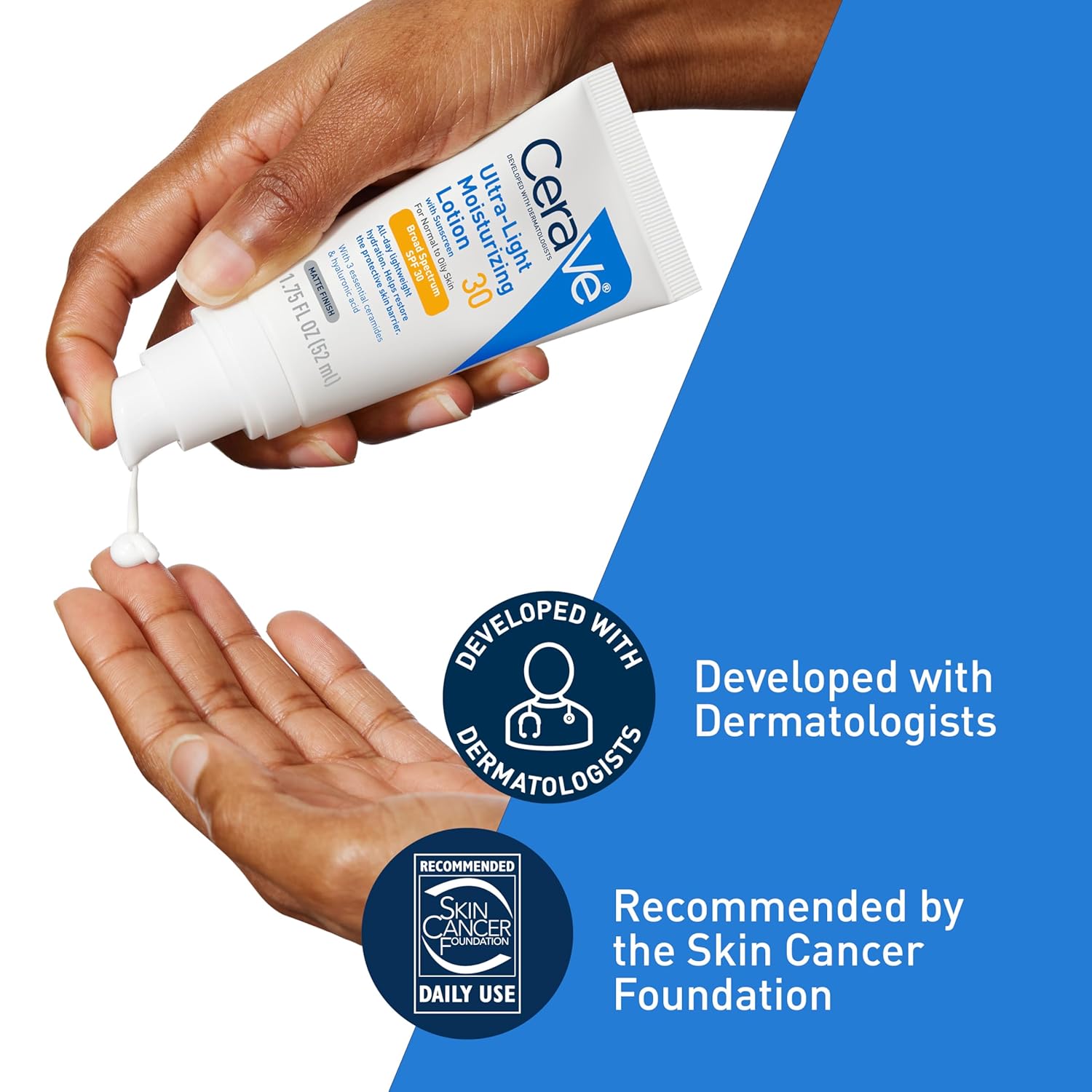 Cerave Ultra-Light Moisturizing with Sunscreen SPF 30-50ml thumbnail 7