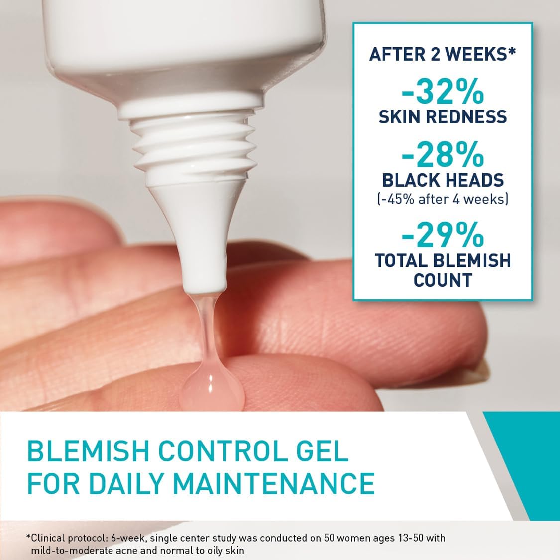 Cerave Blemish Control Gel with AHA & BHA-40ml thumbnail 5