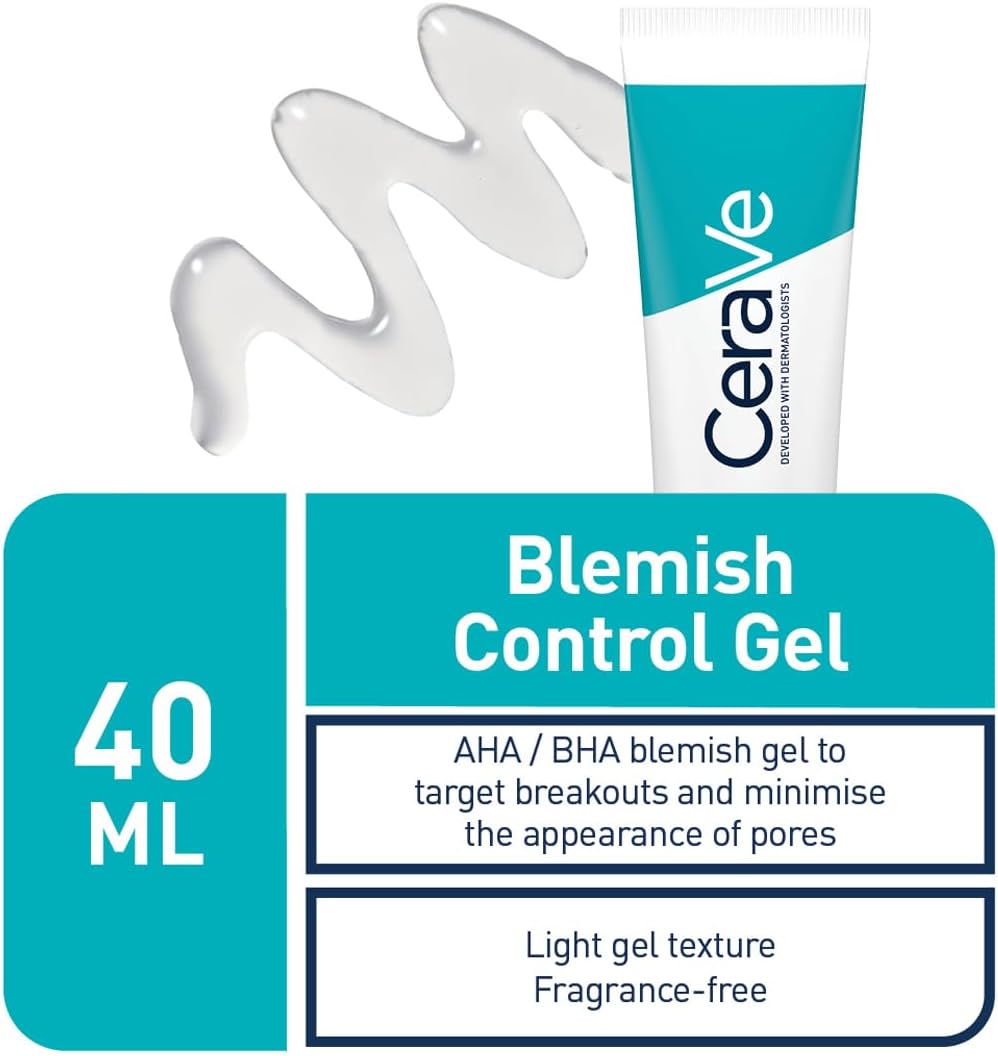 Cerave Blemish Control Gel with AHA & BHA-40ml thumbnail 6