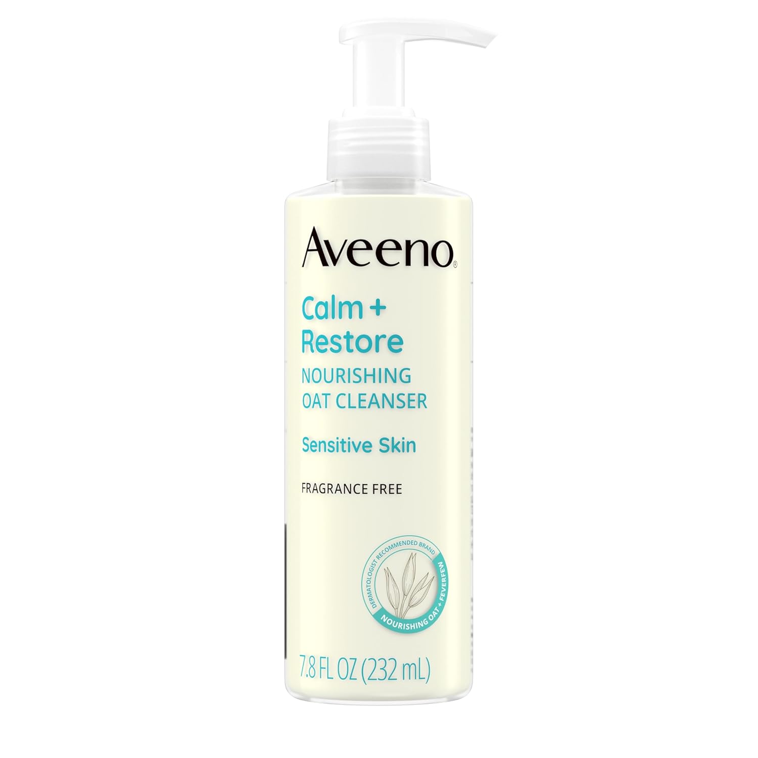 Aveeno Calm + Restore Nourishing Oat Cleanser-232ml