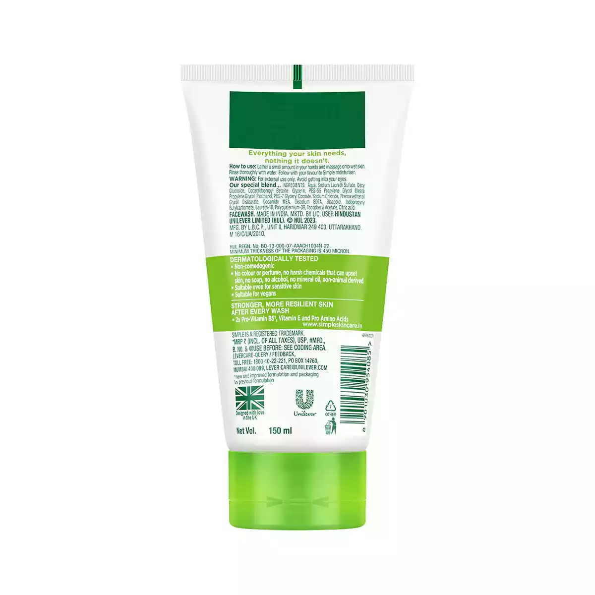 Simple Kind To Skin Moisturising Facial Wash-150ml