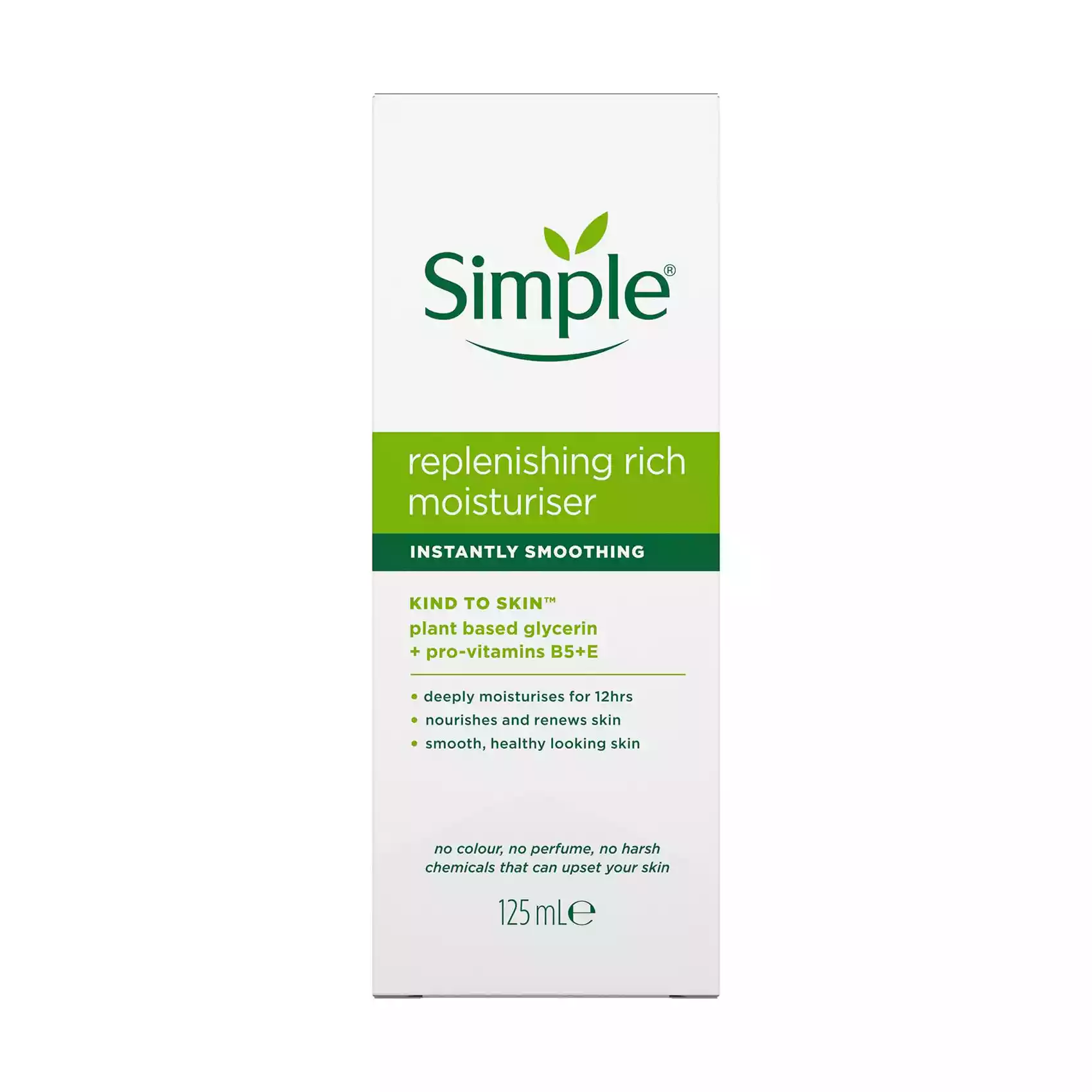 Simple Rich Moisturiser with B5, E & Niacinamide–125ml