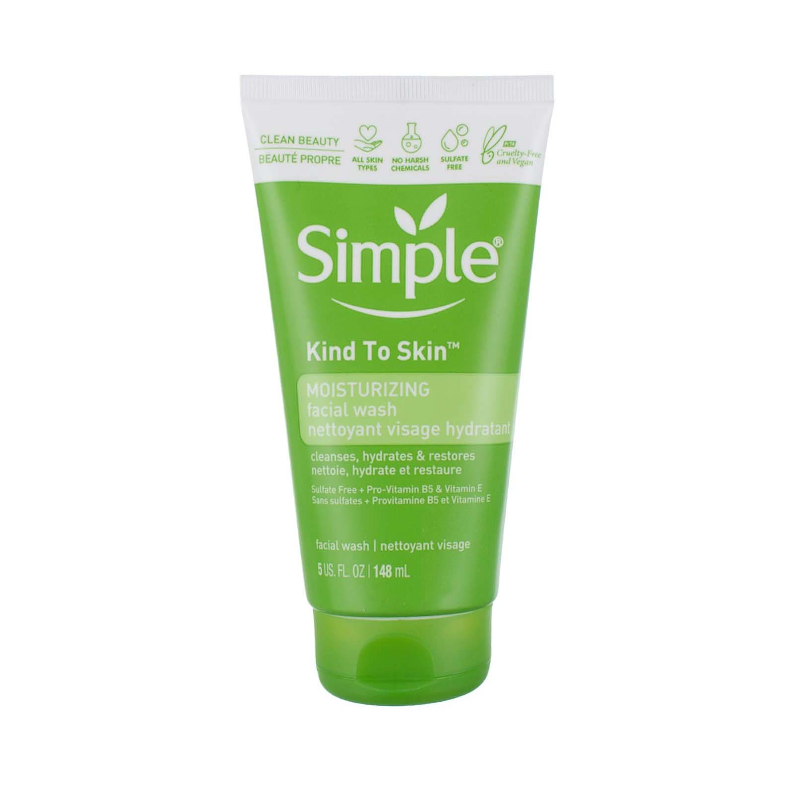Simple Kind To Skin Moisturizing Facial Wash-148ml