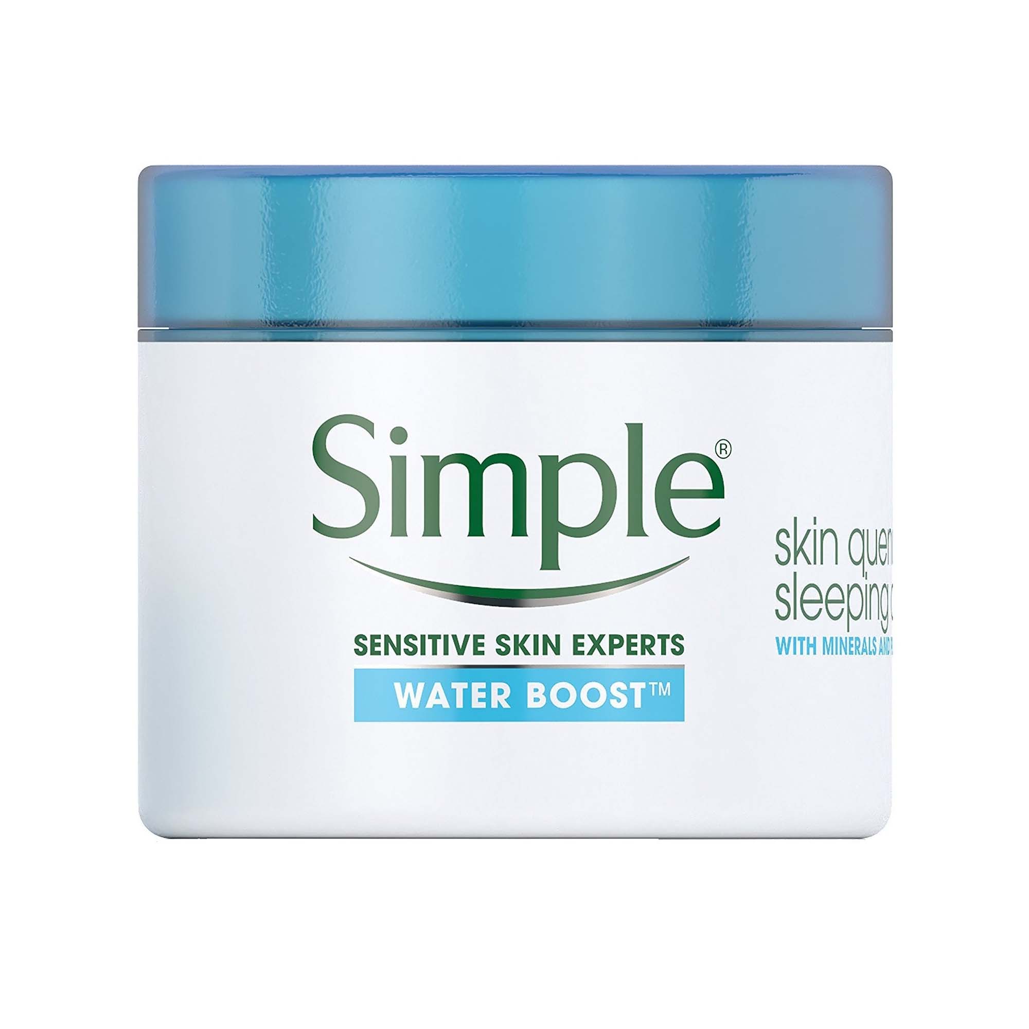 Simple Water Boost Skin Quench Sleeping Cream-50ml
