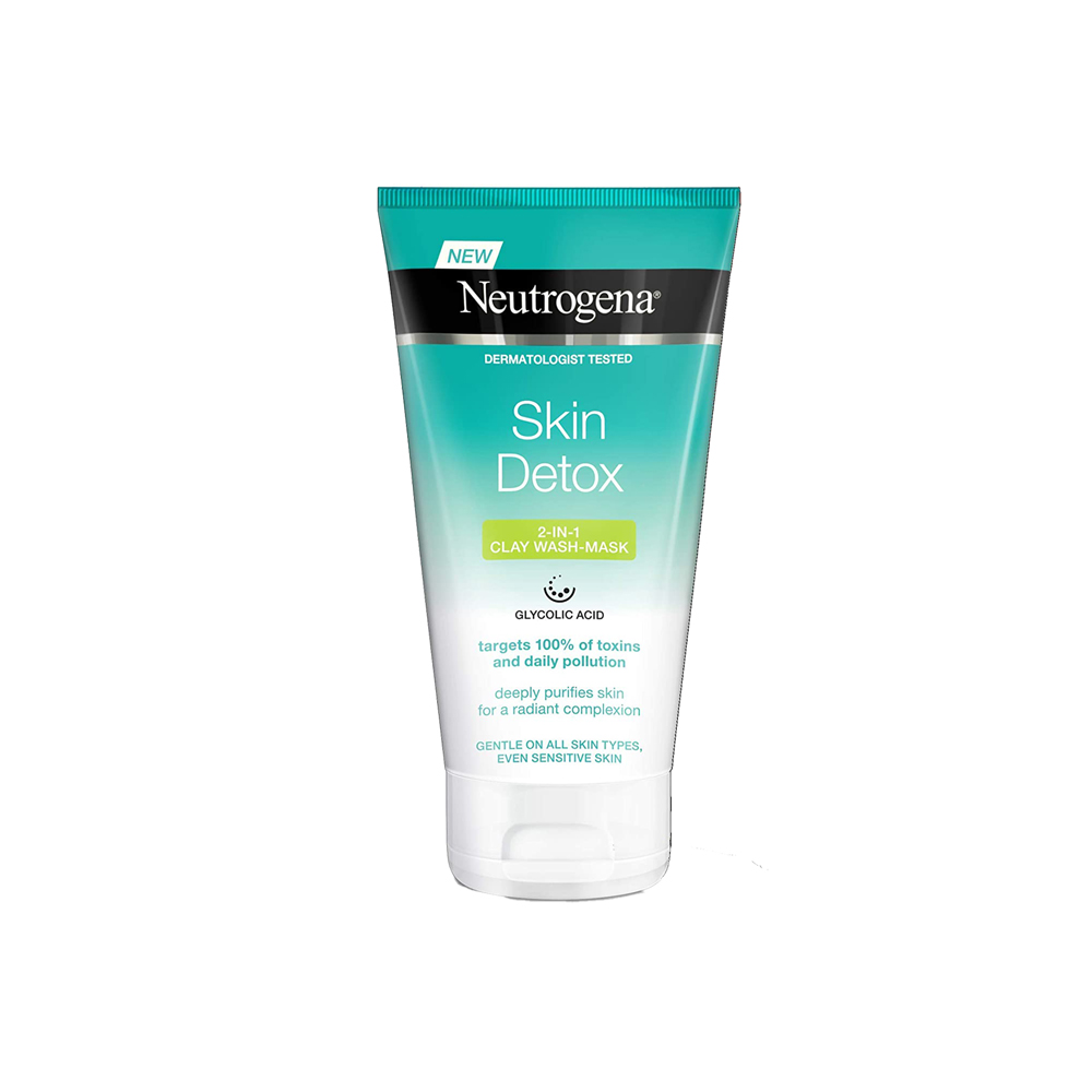 Neutrogena Skin Detox 2 In 1 Clay Wash Mask-150ml