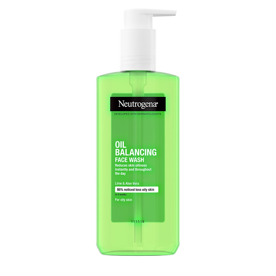 Neutrogena Oil Balancing Facial Wash with Lime & Aloe Vera-200ml