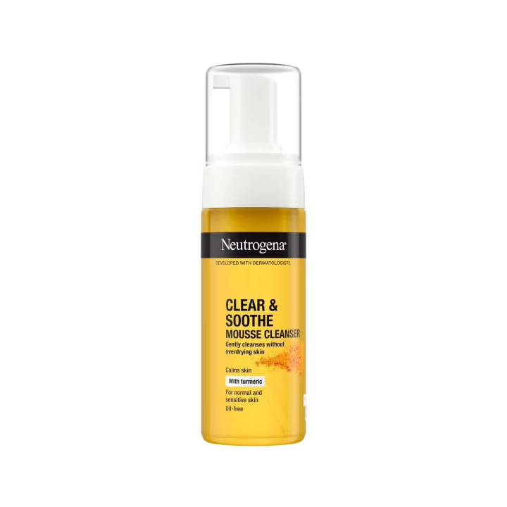 Neutrogena Clear & Soothe Mousse Cleanser-150ml