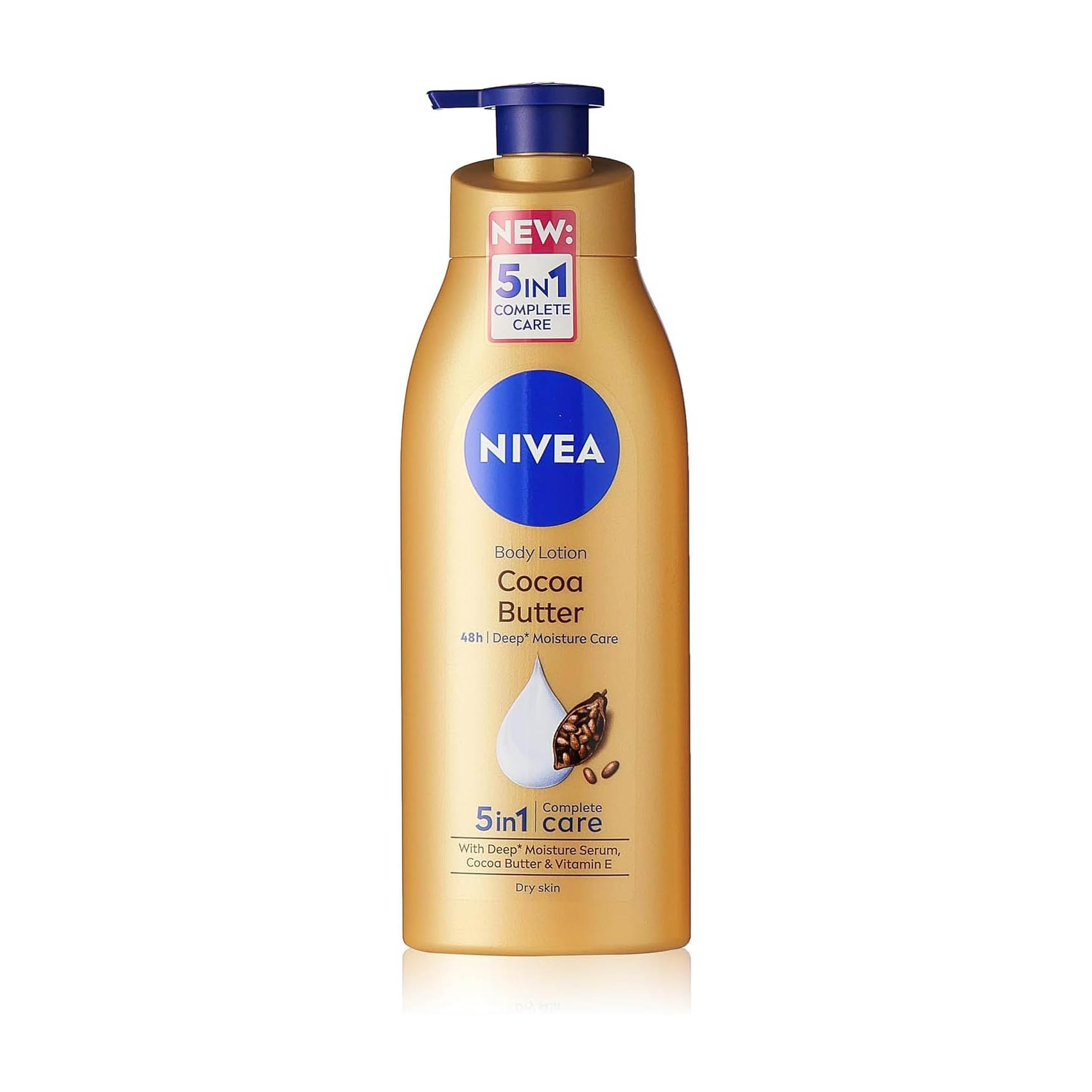 Nivea Body Lotion Cocoa Butter & Vitamin E 48h Deep Moisture Care-400ml