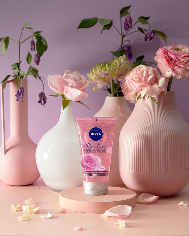 Nivea Rose Care Micellar Face Wash with Organic Rose Water-150ml thumbnail 7