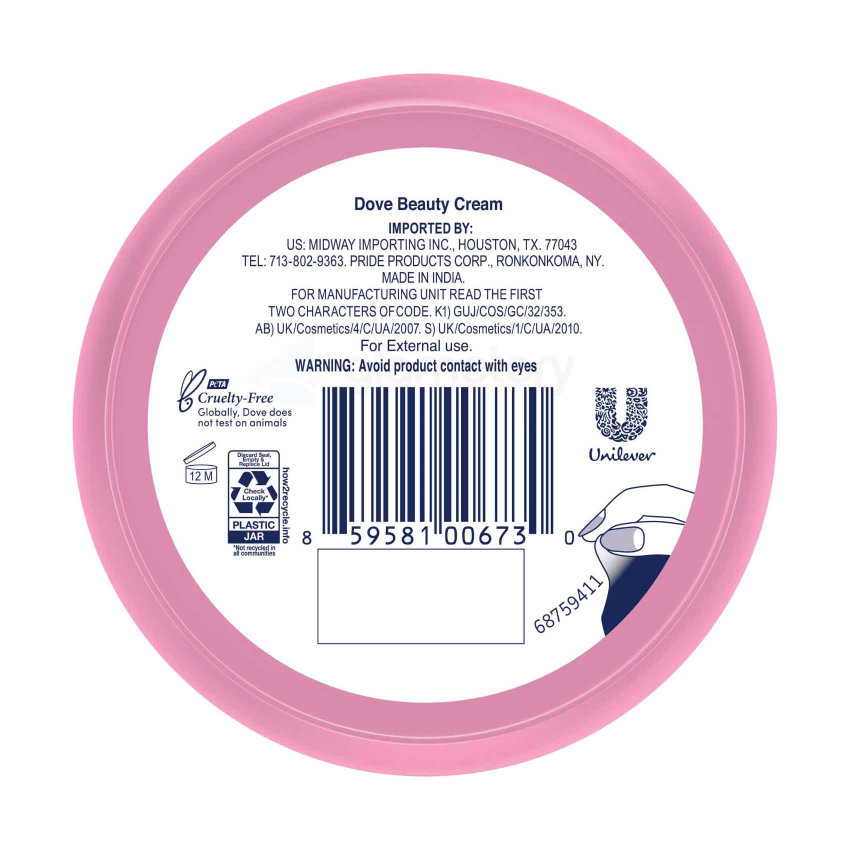 Dove Body Love Beauty Cream for Face & Body-75ml