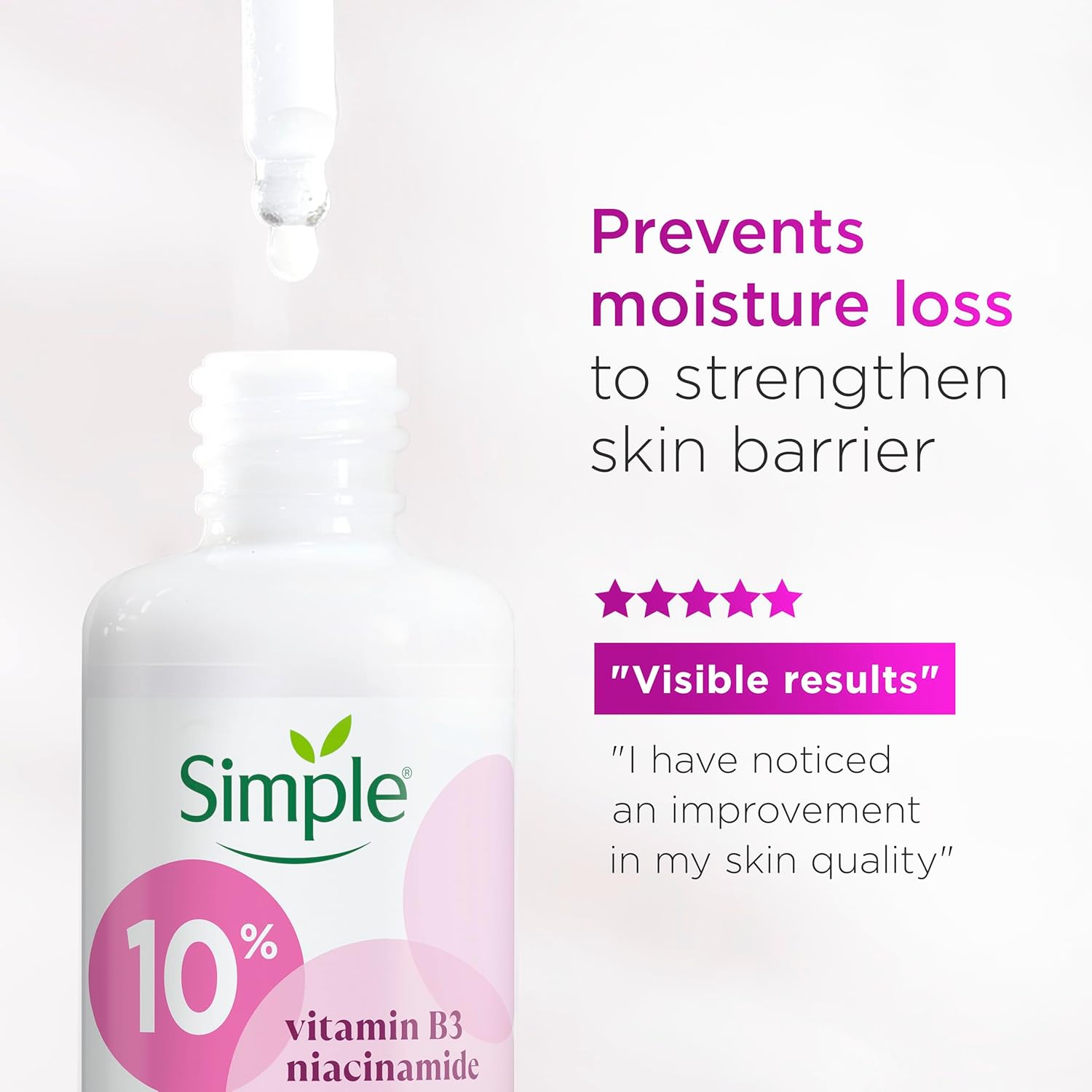 Simple Booster Serum 10% Vitamin B3 Niacinamide-30ml