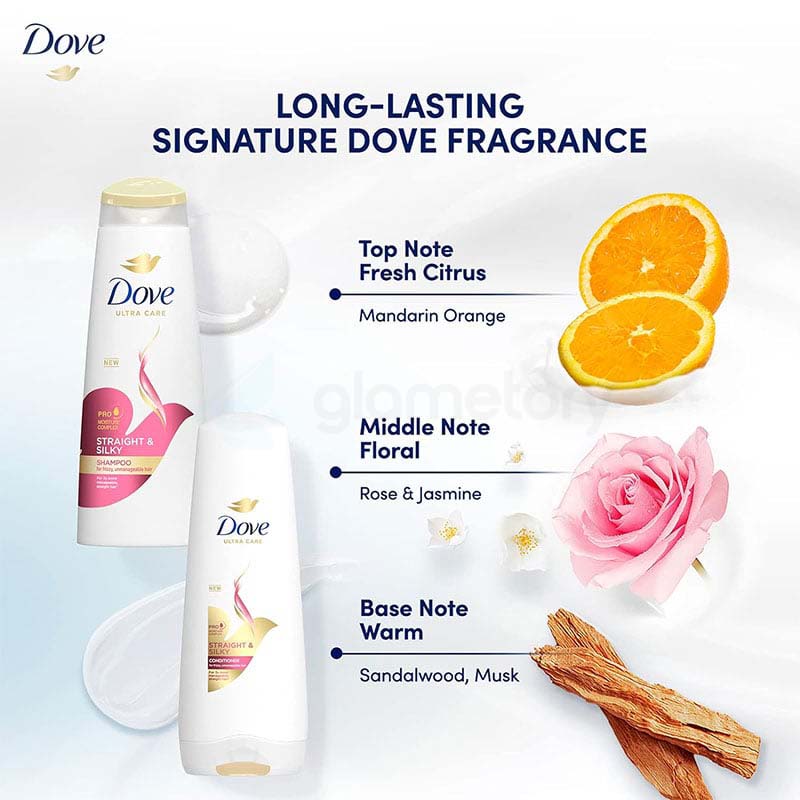 Dove Ultra Care Shampoo Straight & Silky Pro Moisture Complex-680ml thumbnail 3