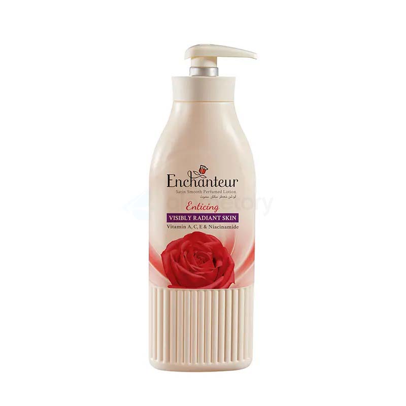 Enchanteur Lotion Enticing Satin Smooth Perfumed with Vitamin A, C, E & Niacinamide-500ml