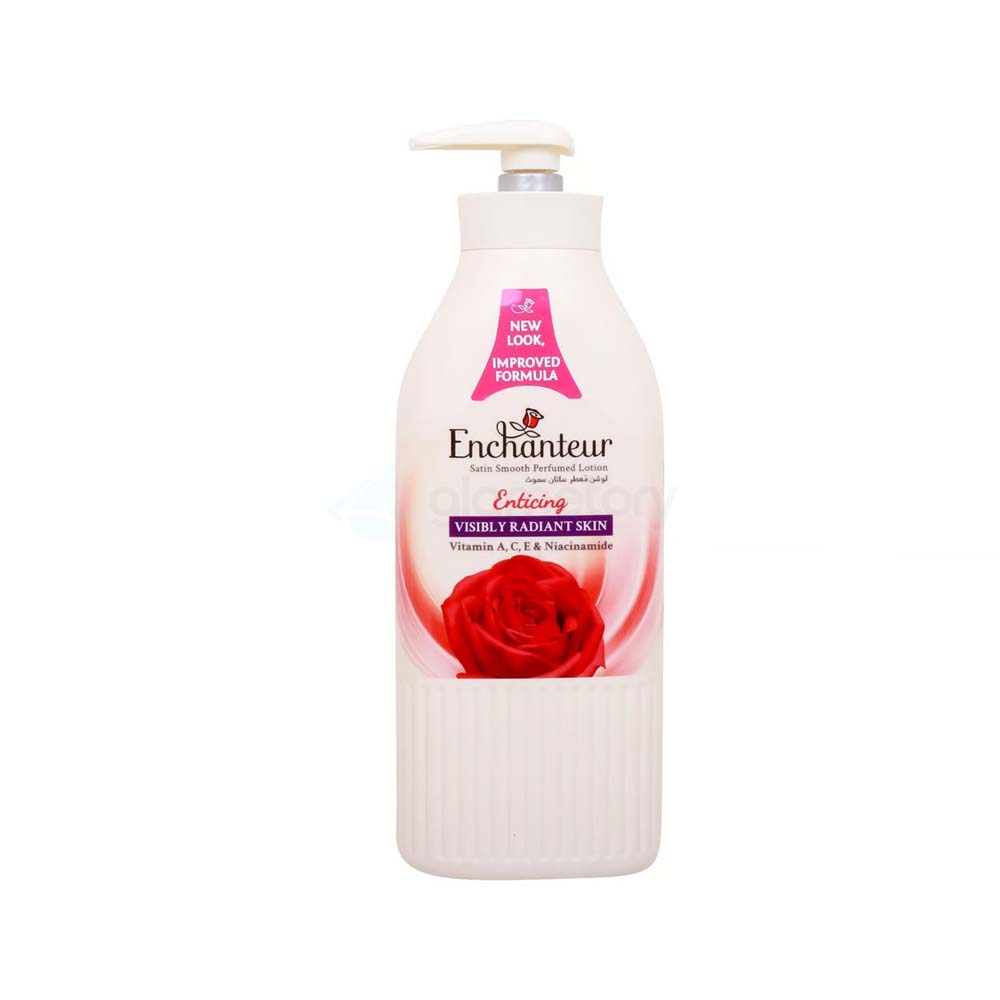 Enchanteur Lotion Enticing Satin Smooth Perfumed with Vitamin A, C, E & Niacinamide-500ml