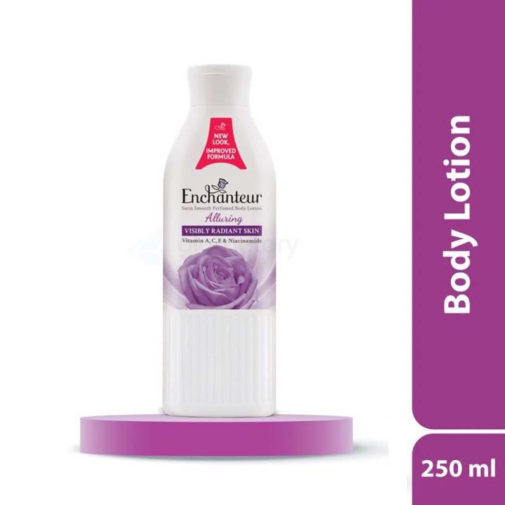 Enchanteur Lotion Alluring Satin Smooth Perfumed with Vitamin A, C, E & Niacinamide-250ml