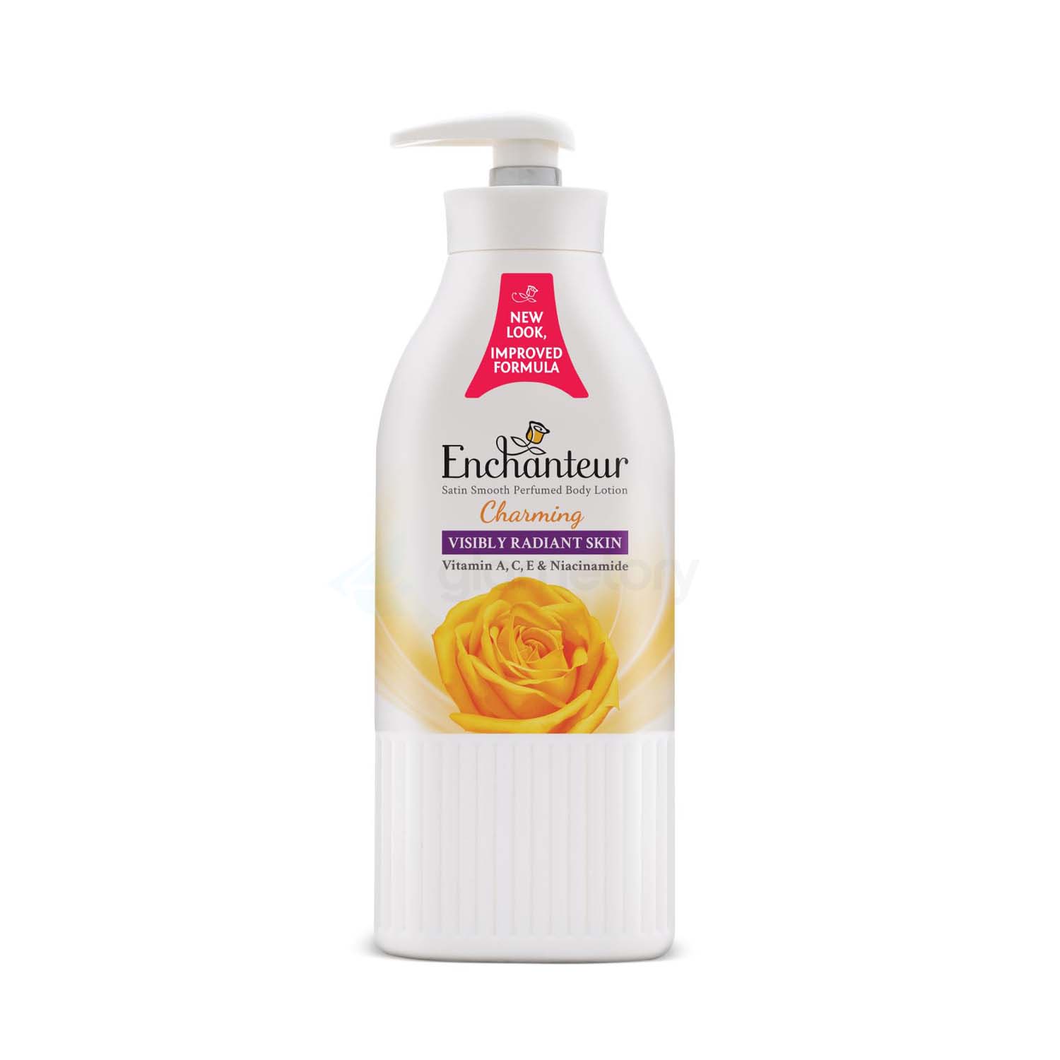 Enchanteur Lotion Charming Satin Smooth Perfumed with Vitamin A, C, E & Niacinamide-500ml