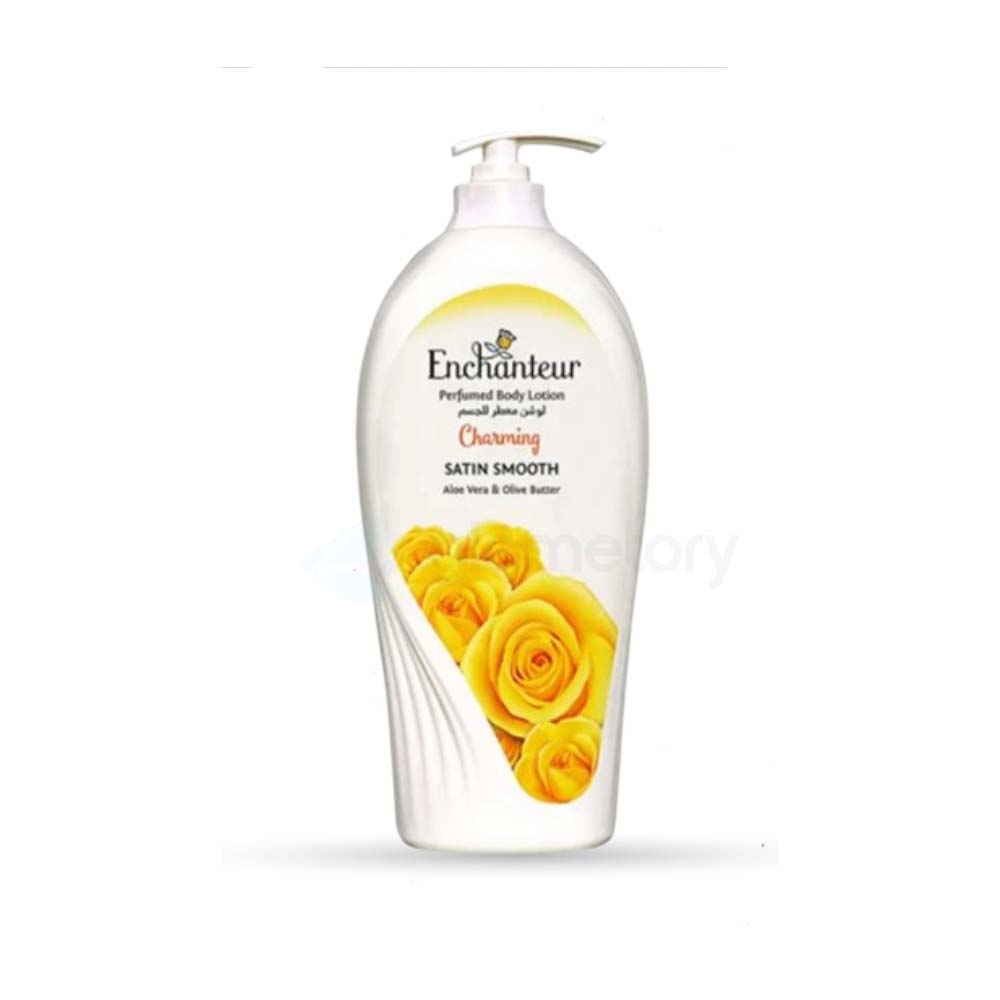 Enchanteur Charming Perfumed Body Lotion Satin Smooth Aloe Vera & Olive Butter-500ml