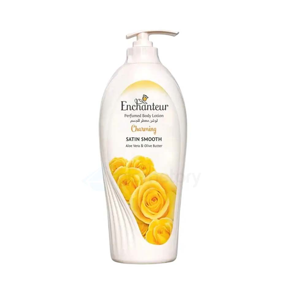Enchanteur Charming Perfumed Body Lotion Satin Smooth Aloe Vera & Olive Butter-500ml