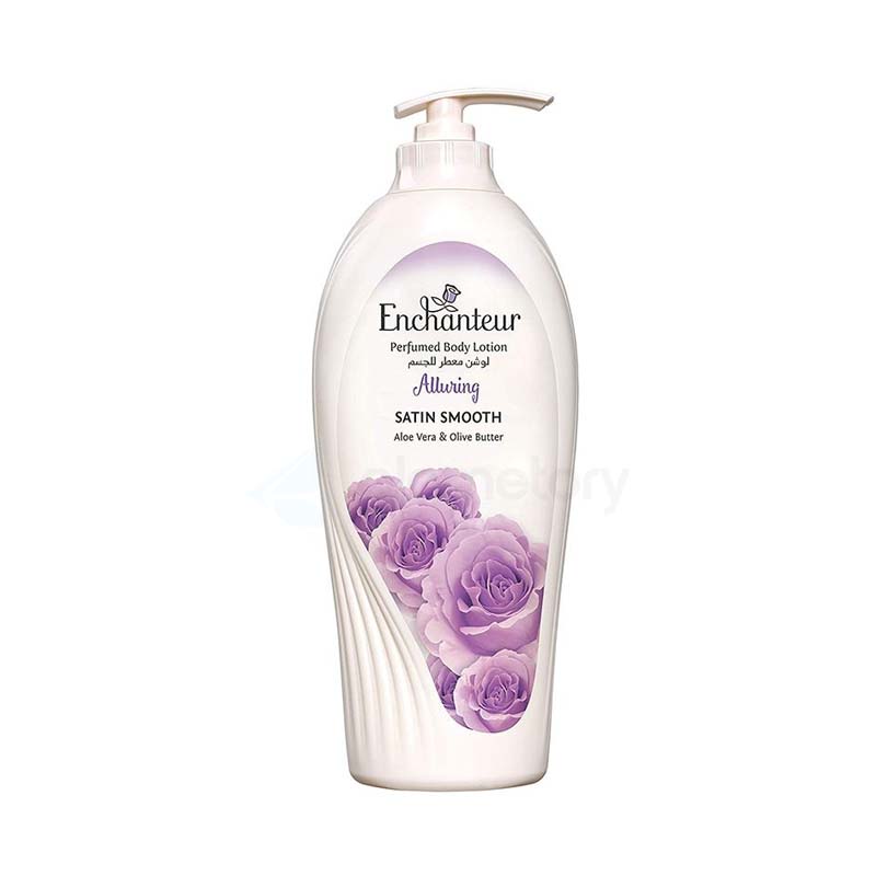 Enchanteur Alluring Perfumed Body Lotion Satin Smooth Aloe Vera & Olive Butter-500ml