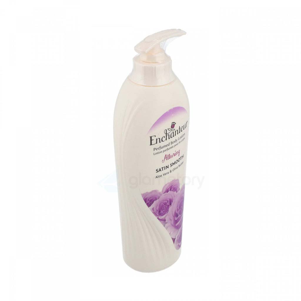 Enchanteur Alluring Perfumed Body Lotion Satin Smooth Aloe Vera & Olive Butter-500ml