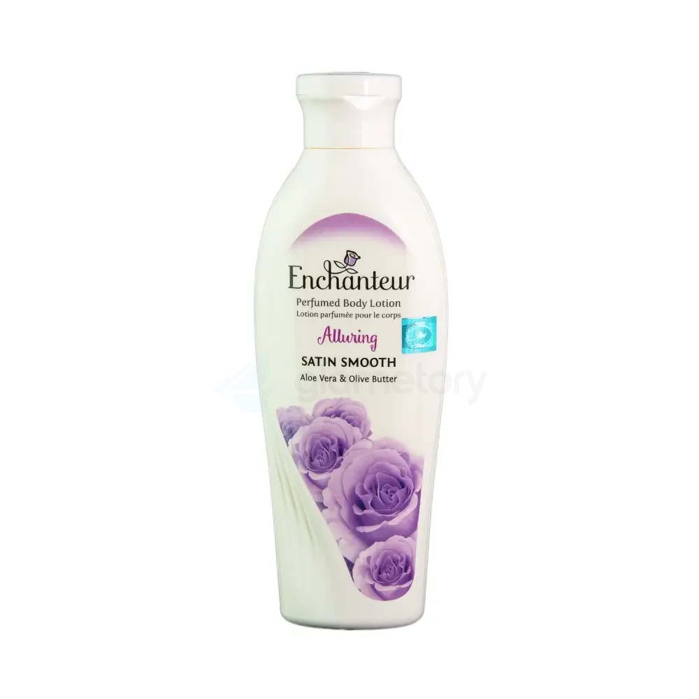 Enchanteur Alluring Perfumed Body Lotion Satin Smooth Aloe Vera & Olive Butter-250ml