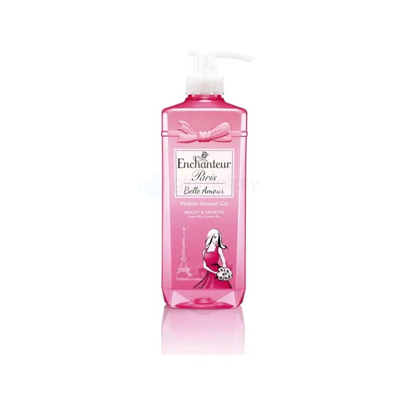 Enchanteur Paris Belle Amour Parfum Shower Gel Bright & Smooth with Rose Oil & Vitamin B3-750g