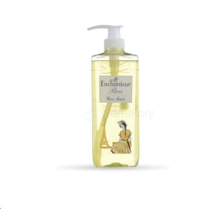 Enchanteur Paris Mon Amie Parfum Shower Gel Fresh & Cool with Lemon Oil & Menthol-750g
