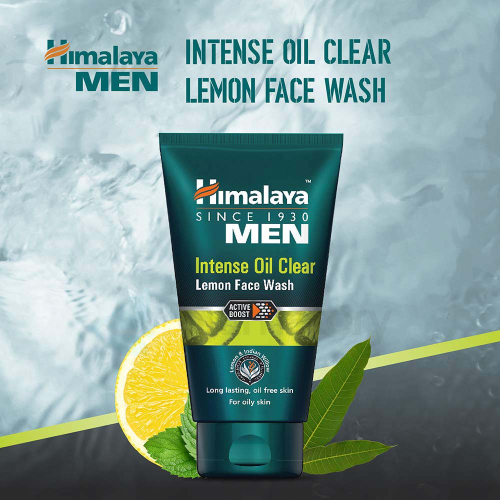 Himalaya Men Intense Oil Clear Lemon Face Wash-100ml thumbnail 4