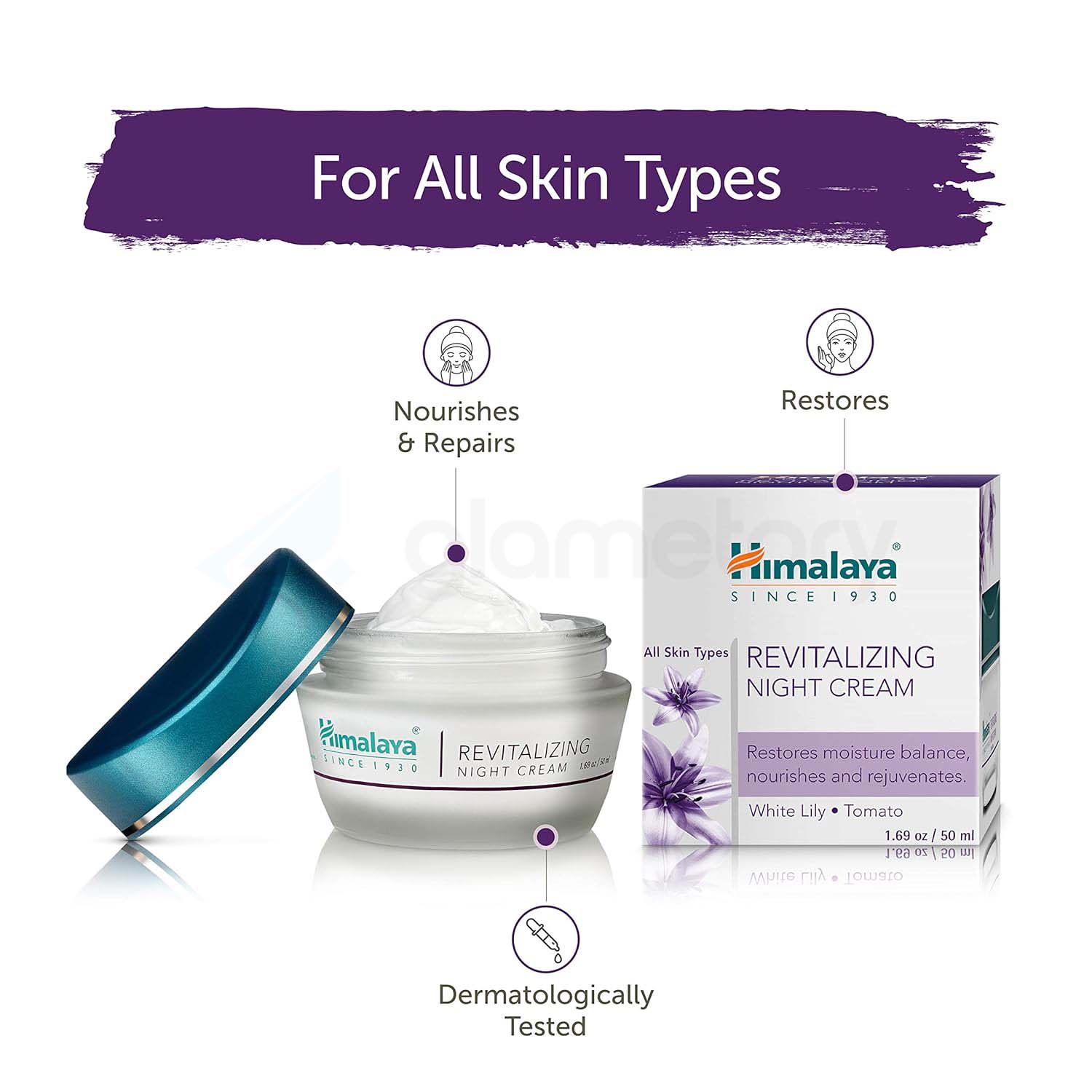 Himalaya Revitalizing Night Cream-50g thumbnail 3