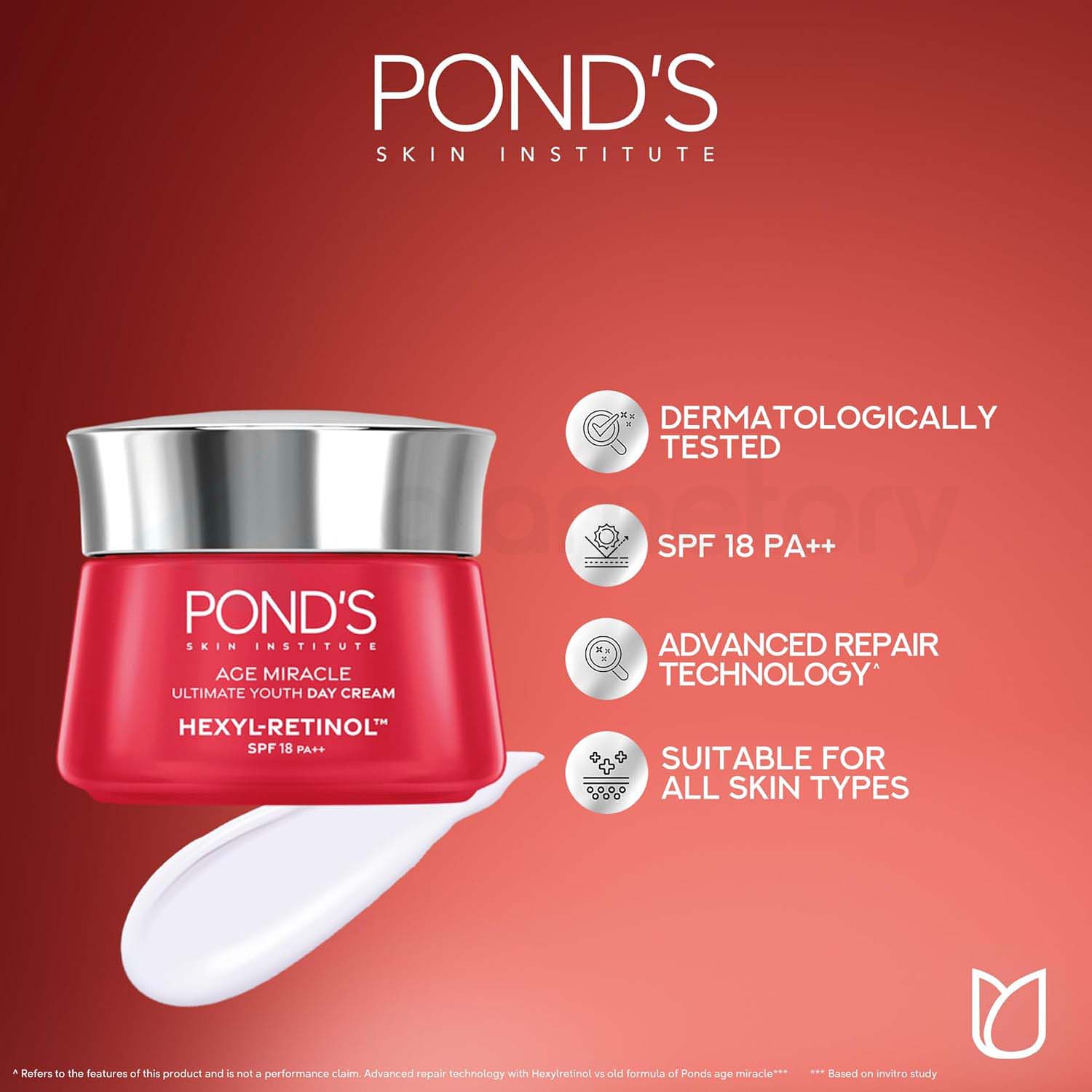Pond's Age Miracle Hexyl Retinol Ultimate Youth Day Cream-45g