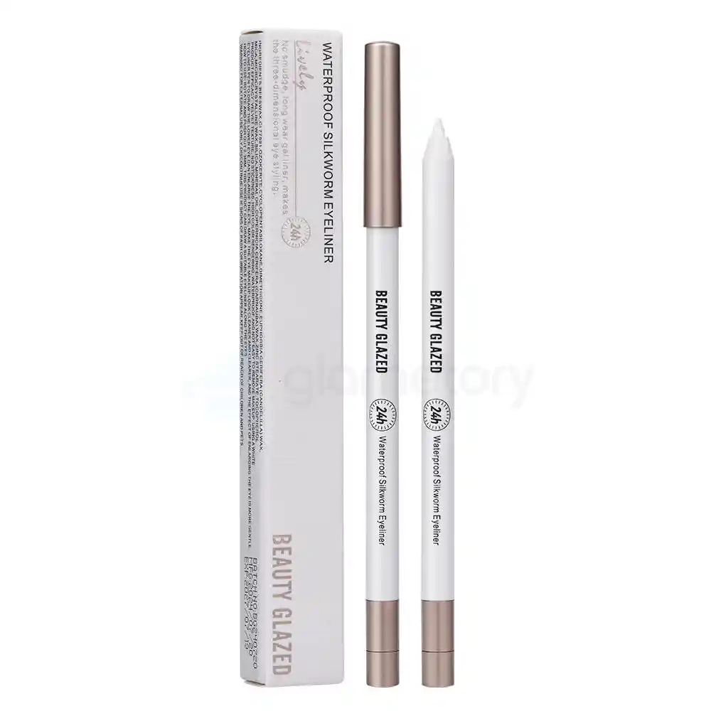 Beauty Glazed Waterproof Silkworm Eyeliner-102 Matte White thumbnail 3