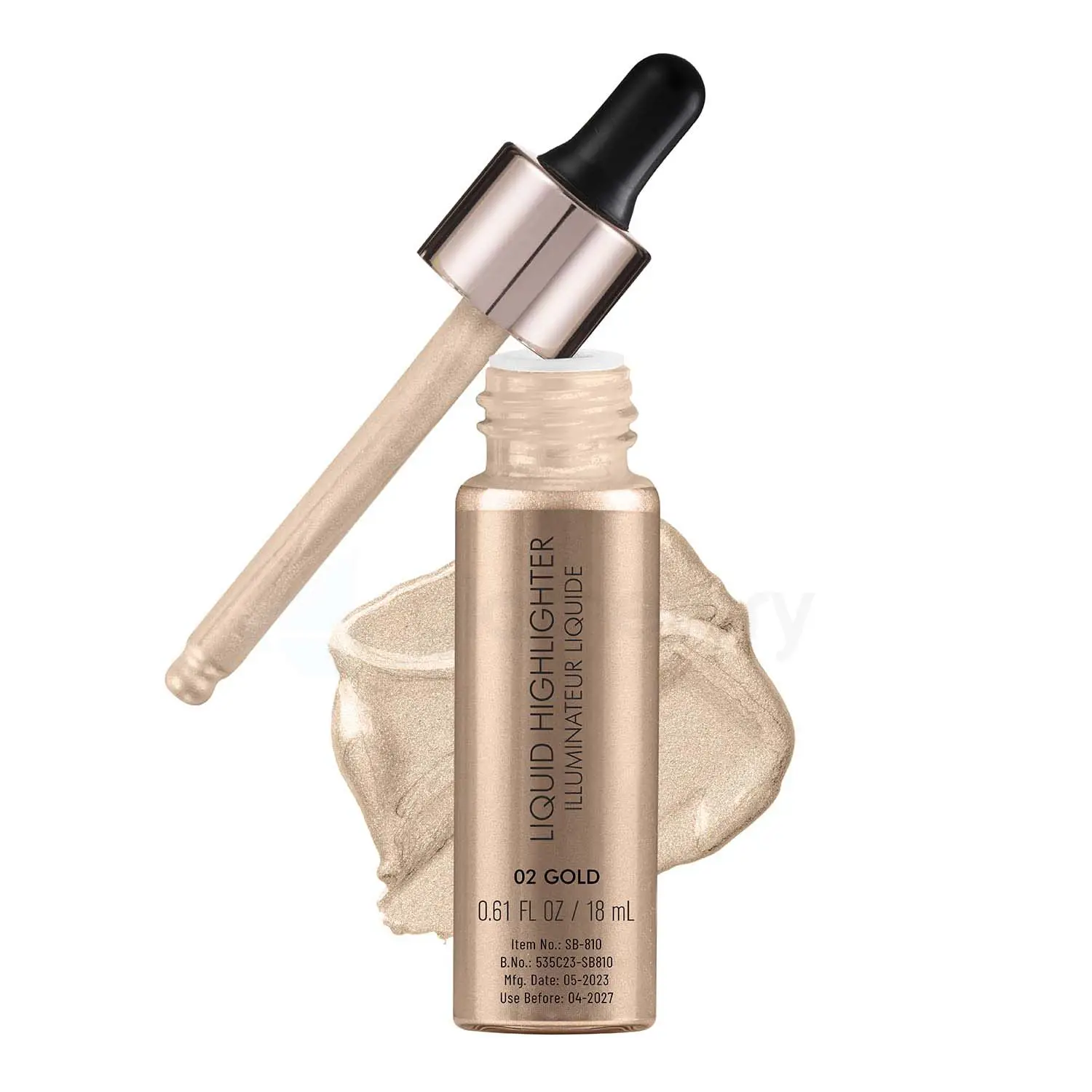 Swiss Beauty Liquid Highlighter 02 Gold Drop & Glow thumbnail 3
