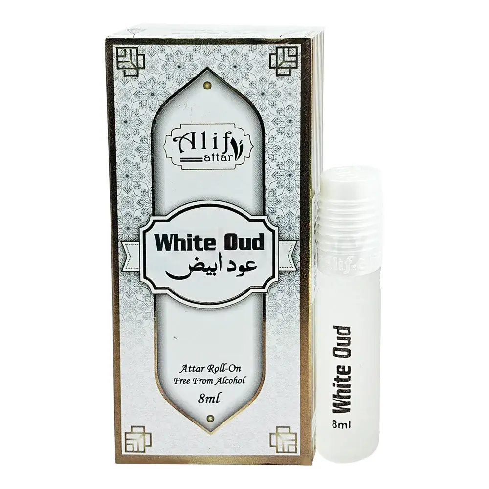 Alif White Oud Roll On Attar-8ml