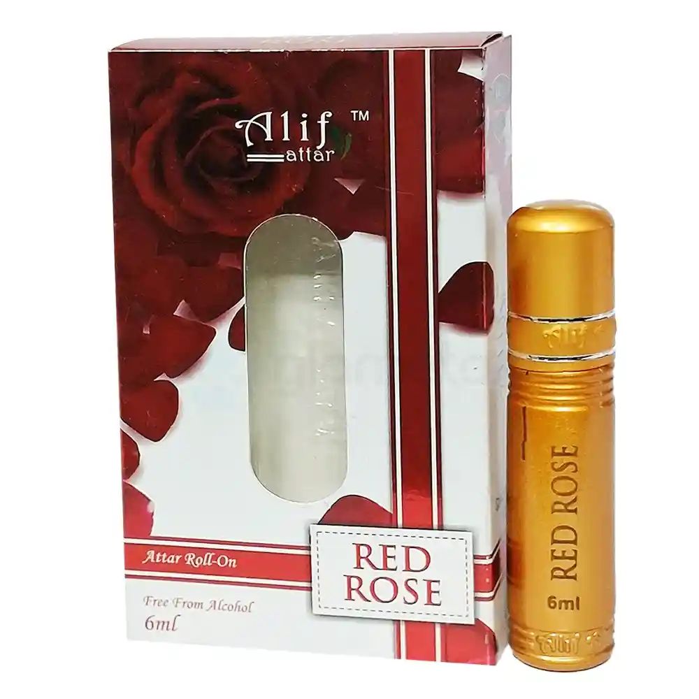 Alif Red Rose Attar-6ml
