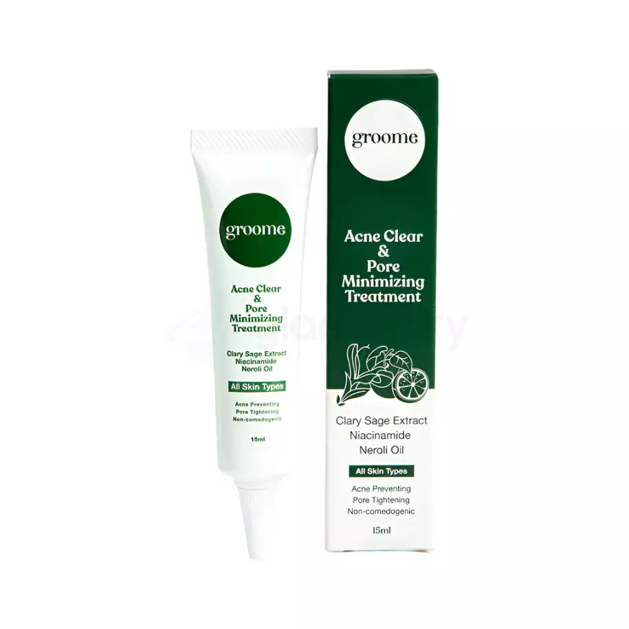 Groome Acne Clear & Pore Minimizing Treatment-15ml