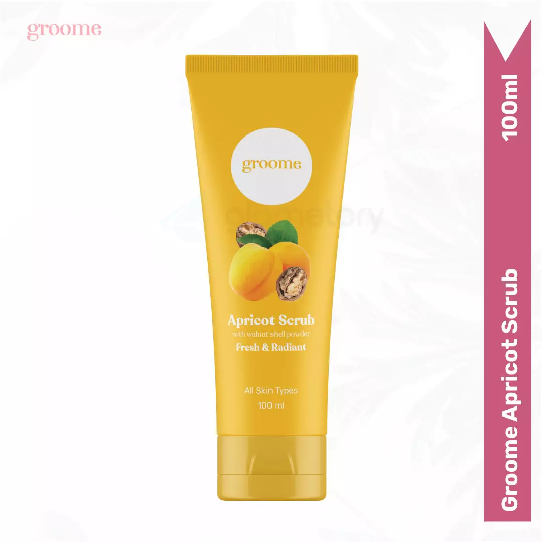 Groome Apricot Scrub Fresh & Radiant All Skin Type-100ml