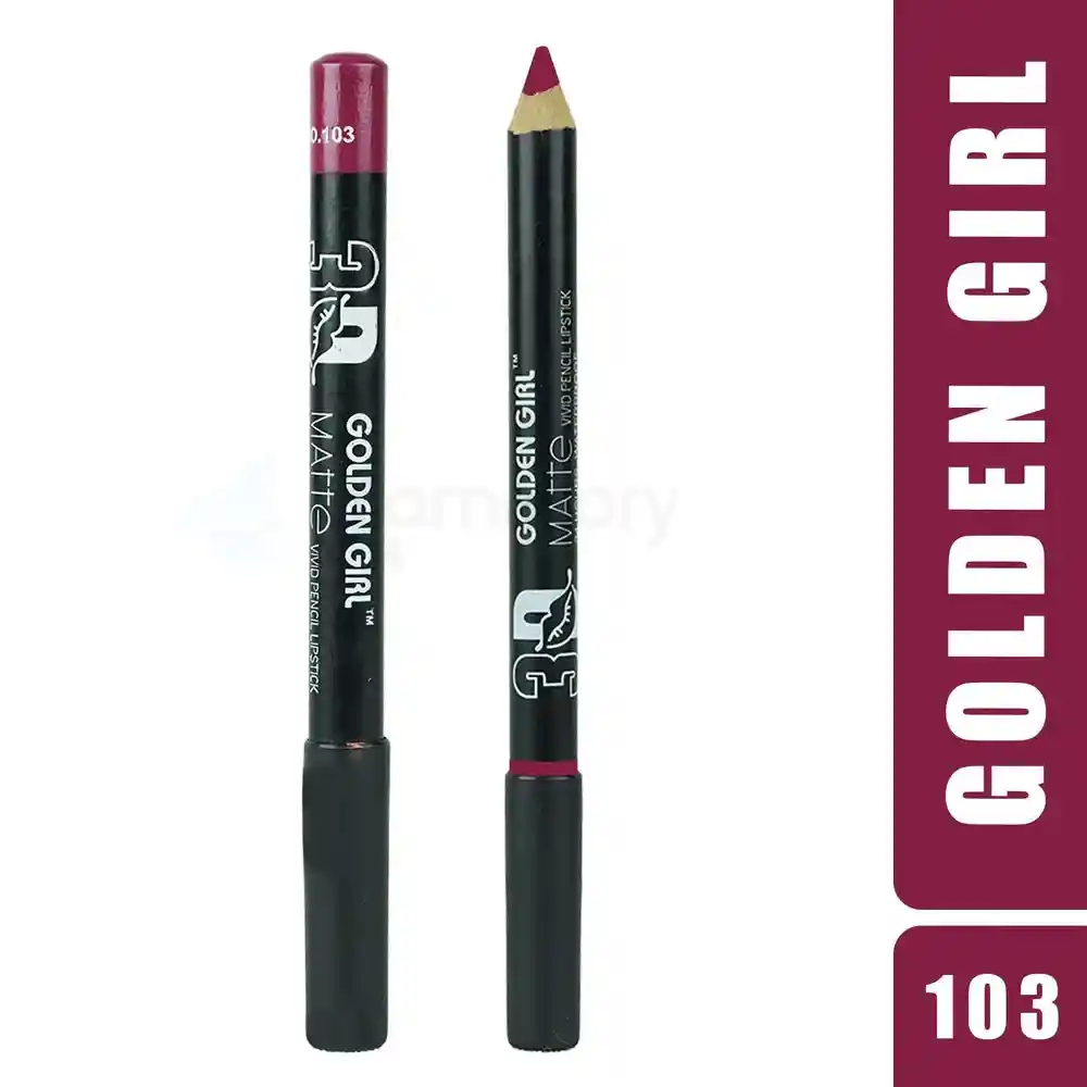 Golden Girl Matte Vivid 103 Pencil Lipstick