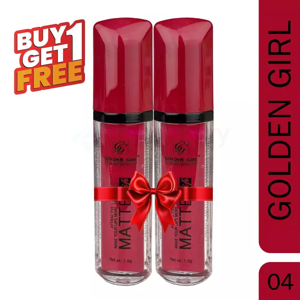 Golden Girl Studio Makeup Lipstick 04 Velvet Matte Buy 1 Get 1 Free