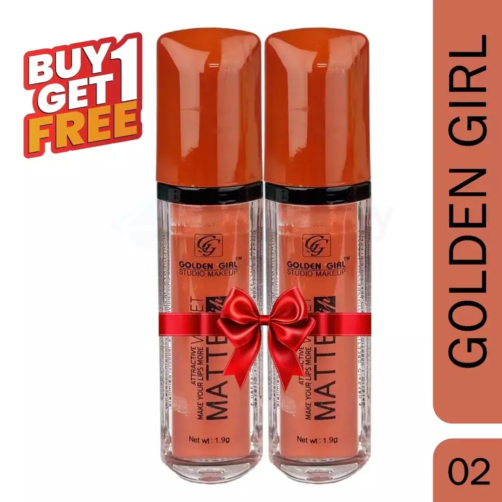 Golden Girl Studio Makeup Lipstick 02 Velvet Matte Buy 1 Get 1 Free