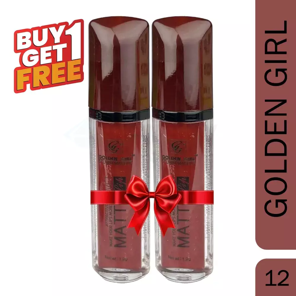 Golden Girl Studio Makeup Lipstick 12 Velvet Matte Buy 1 Get 1 Free