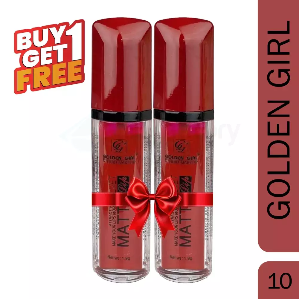 Golden Girl Studio Makeup Lipstick 10 Velvet Matte Buy 1 Get 1 Free