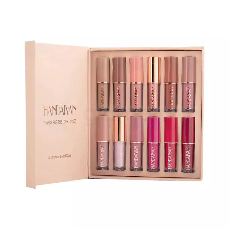 Handaiyan Matte Liquid Lipstick 12pcs Set