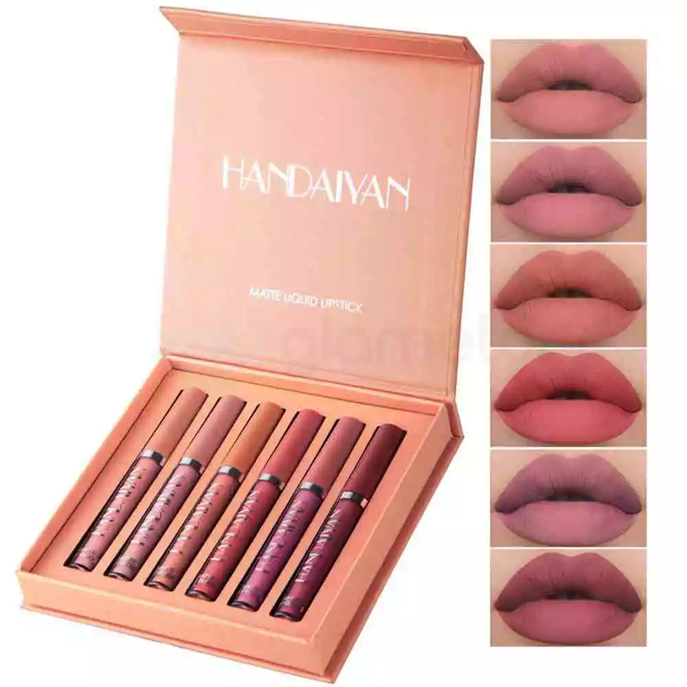 Handaiyan Matte Liquid Lipstick 6pcs Set A