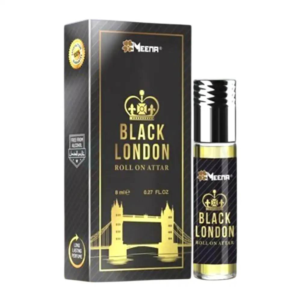Meena Black London Roll On Attar-8ml