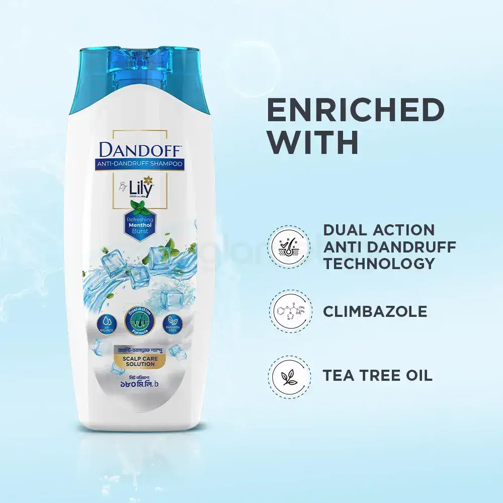 Lily Dandoff Anti-Dandruff Shampoo-180ml thumbnail 3