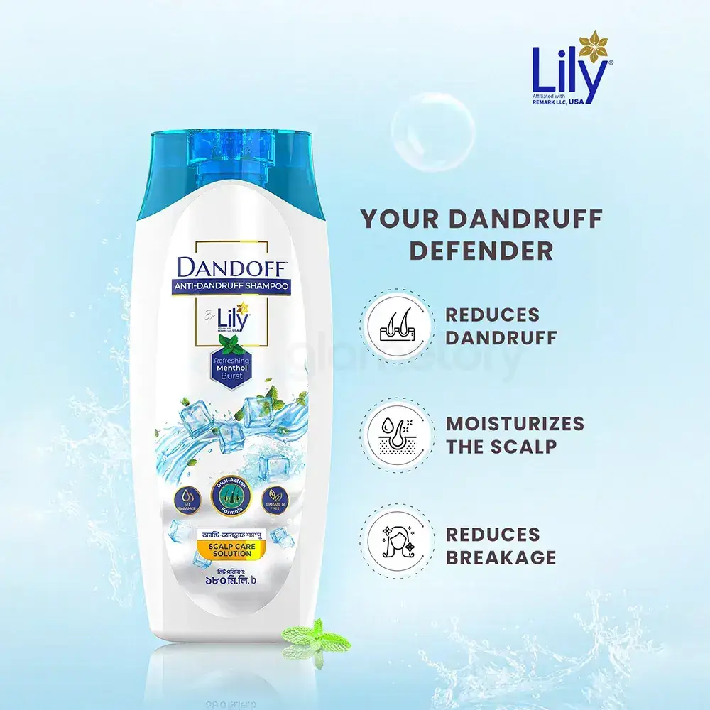 Lily Dandoff Anti-Dandruff Shampoo-180ml thumbnail 4