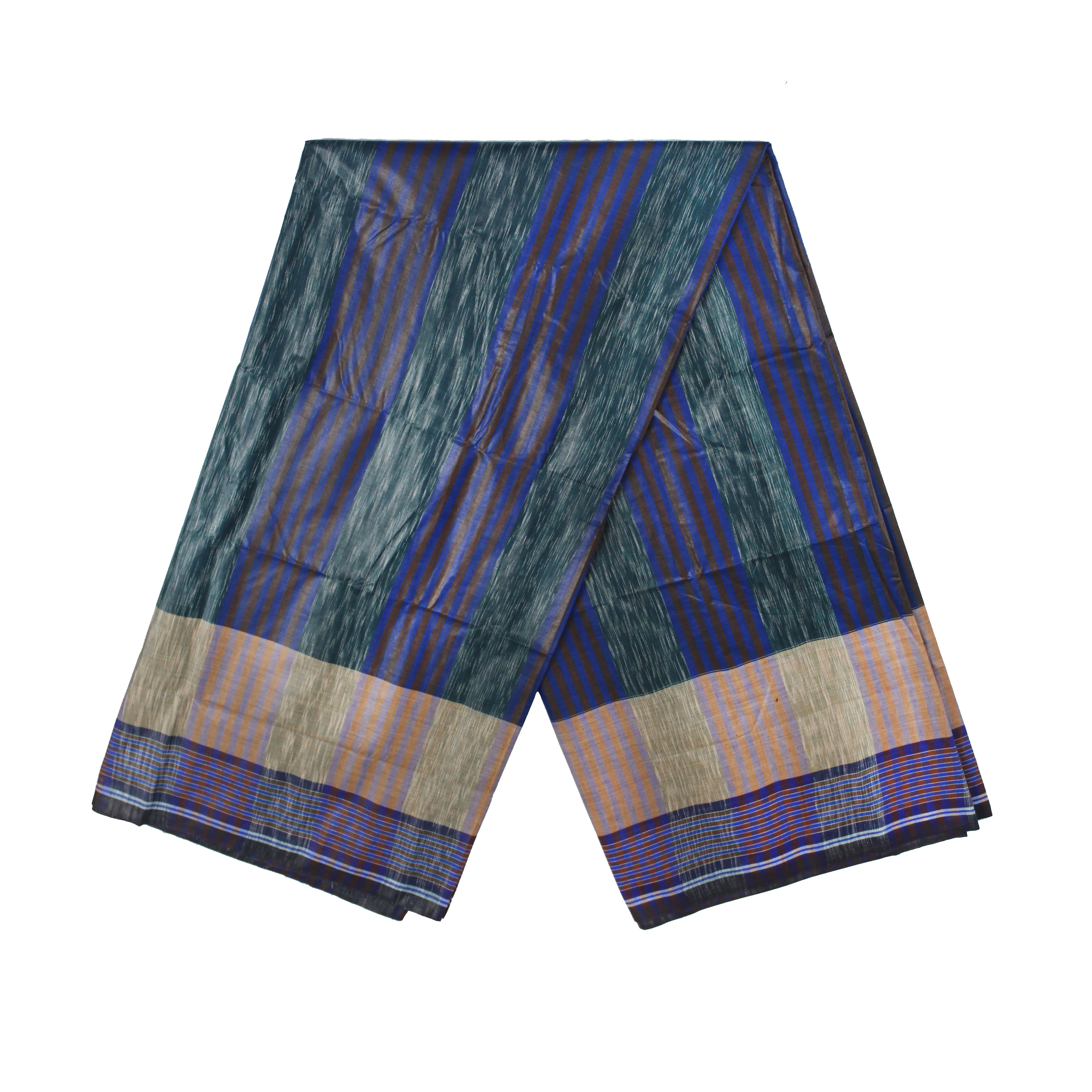 Multicolor Striped Cotton Lungi-1103253