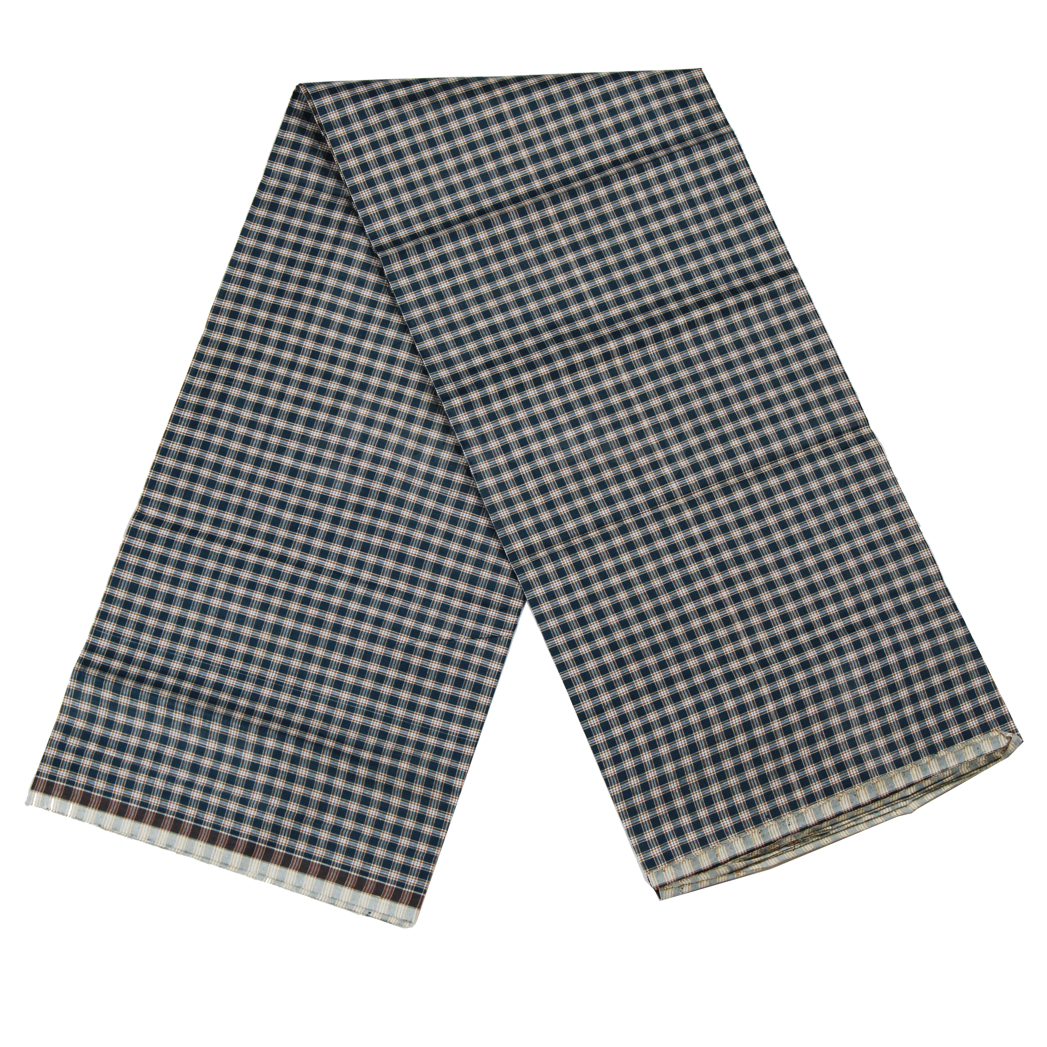 Multicolor Check Cotton Lungi-1103257
