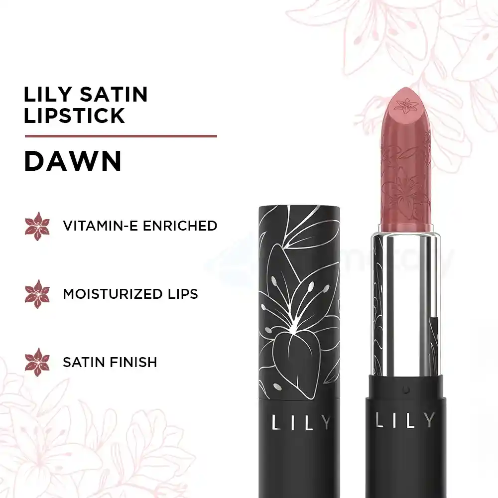 Lily Satin Lipstick 001-Dawn thumbnail 4
